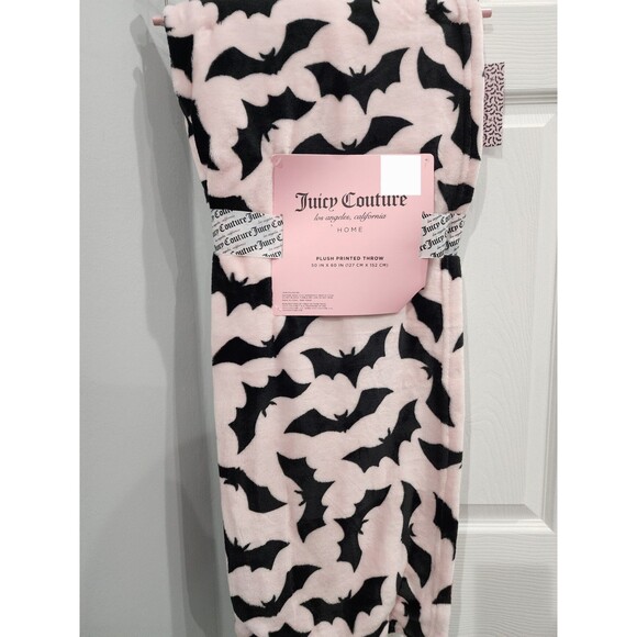 Rare VHTF Juicy Couture Home Y2K Halloween Soft Plush Throw Blanket NWT - Picture 1 of 5